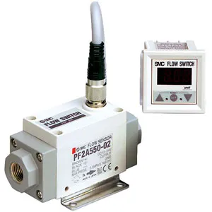 SMC PF2A511-N03 PF2A 系列 空气用 数字式流量开关 分离型 传感器部