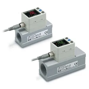 SMC PF2MC7102-04-F PF2MC7 系列 3色显示 3画面 数字式流量开关