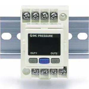 SMC PSE300T-ME PSE300 系列 2色显示式 数字式压力传感器的控制器 DIN导轨·端子台型