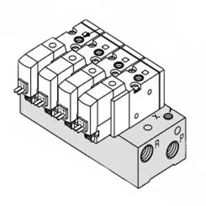 SMC SS3YJ5-21R-14 SYJ500 系列 3通电磁阀/先导式 弹性密封 外部先导式用集装式 21R型