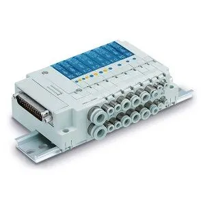SMC SS5J3-60PGD1-03US SJ1000/2000/3000 系列 插入式 插座接线式 D型辅助插座/扁平电缆 插座接线集装式