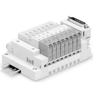 SMC SS5V1-16FD1-05BS-M-13 SV 系列 对应D型辅助插座 集装式 盒式底板