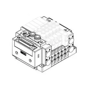SMC SS5Y3-12PG2-09U-D10 SY3000·5000·7000 系列 插入式插件连接底板:D型辅助插座 对应扁平电缆插座、PC接线系统 12型