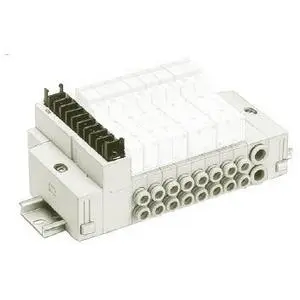 SMC SS5Y3-45TD-04U-C4 SY3000·5000 系列 底板配管型集装式 组合型底板 DIN导轨安装型 插入式配线 45T型