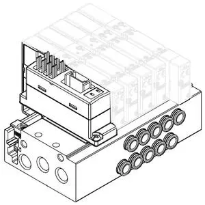 SMC SS5Y3-50S5-08U-C4 SY3000·5000·7000 系列 插入式金属底板:对应EX510系列 50/51型