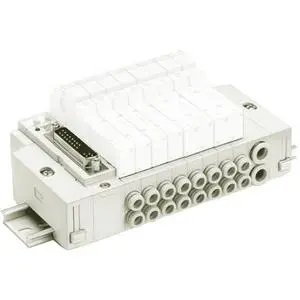 SMC SS5Y5-45FD-10D-C6 SY3000·5000 系列 底板配管型集装式 组合型底板 DIN导轨安装型 插入式配线 45F型