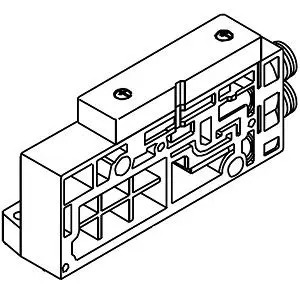 SMC SV2000-52U-1A-C10 供排气端块组件 适用于SV系列