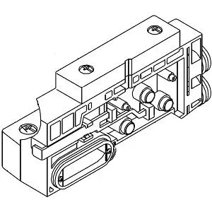 SMC SV2000-52U-2AS-N11 供排气端块组件 适用于SV1000/2000系列