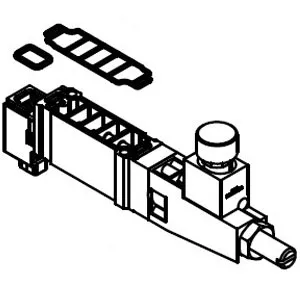 SMC SY30M-05-A1 隔板型减压阀 适用于SY系列