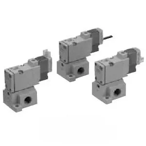 SMC SYJ514M-5MZ SYJ500 系列 3通电磁阀/先导式 弹性密封 底板配管型