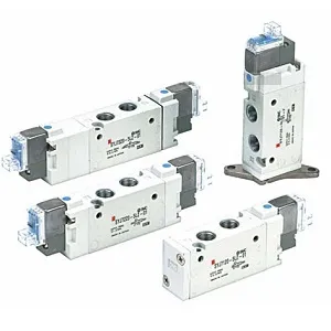 SMC SYJ7320-4GD-01 SYJ7000 系列 5通先导式电磁阀 弹性密封 直接配管型 单体阀
