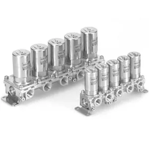 SMC VDW23-6G-1 VDW10·20·30 系列 水·空气用小型直动2通电磁阀 阀型号(集装式用)