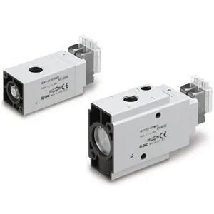SMC VEX3222-025G1 VEX3 系列 3位3通阀 底板配管型 先导电磁型