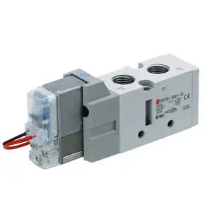 SMC VF5320-5M1-03 VF1000/3000/5000 系列 先导式5通电磁阀 直接配管型/单体