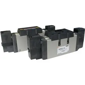 SMC VFR4100-3F-03 VFR4000 系列 5通先导式电磁阀 弹性密封 插入式