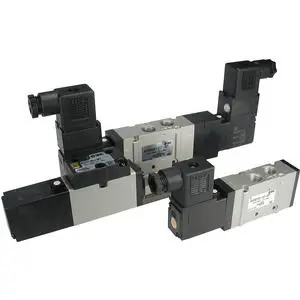 SMC VFS2430-5D-02 VFS2000 系列 5通先导式电磁阀 间隙密封 直接配管型