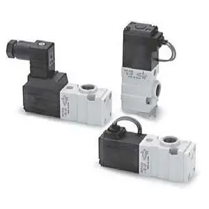 SMC VKF332E-5GS-M5 VKF300 系列 3通电磁阀 直动式座阀 直接配管型(单体式)
