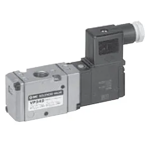 SMC VP342R-1G-02A-F VP300/500/700 系列 3通电磁阀 弹性密封 先导式座阀 直接配管型 单体