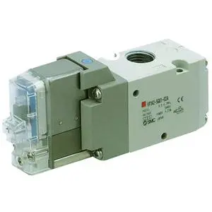 SMC VP342R-5GD1-01A VP300/500/700 系列 3通电磁阀 弹性密封 先导式座阀 直接配管型 单体