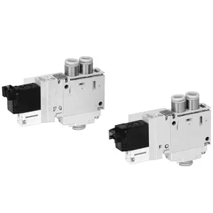 SMC VQ2241-5MC-C6 VQ0000·1000·2000 系列 5通电磁阀 翻转型插头引线式 直接配管型 阀型号
