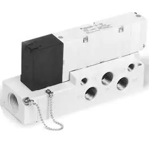 SMC VQC4201Y-5B1 VQC4000 系列 5通电磁阀 插入式/单体单元 底板配管型 阀型式