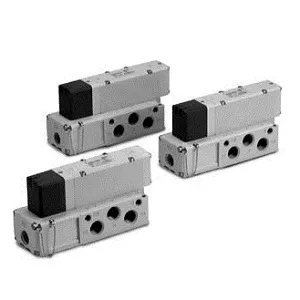 SMC VQC5201-5B1-04 VQC5000 系列 5通电磁阀 底板配管型 插入式单体