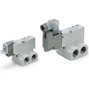SMC VQZ215-5L1-01 VQZ200·300 系列 3通电磁阀 底板配管型 单体