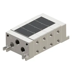 SMC VV5FS3-10-102-02 VFS3000 系列 5通电磁阀 5通先导式 集装规格 非插入式:直接接线座式,DIN型插座式