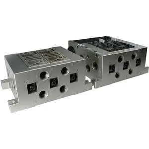 SMC VV5FS5-10-021-04 VFS5000 系列 5通电磁阀 5通先导式 集装规格 非插入式:直接接线座式,DIN型插座式