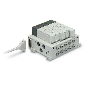 SMC VV5Q41-10C6FD0 VV5Q41-F VQ4000 系列 集装式：插入式单元 F组件(D型辅助插座)
