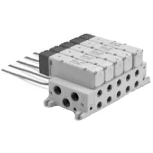 SMC VV5Q55-1004C VQ5000 系列 5通先导式电磁阀 插入式组件 底板配管型 C插头式