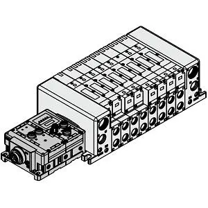 SMC VV5QC41-1203SD60 VQC4000 系列 5通电磁阀 底板配管型 插入式组件 S组件(串行传送组件:现场总线设备) 对应EX600一体型(对应输入输出)串行传送系统集装式 对应IP67