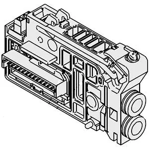 SMC VVQC1000-19A-D-C6 集装式可选部件 排气塞板组件 适用于VQC1000系列