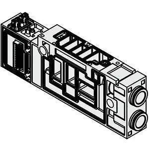 SMC VVQC4000-1C-D-C10 集装式组件型号 集装块组件 适用于VQC4000系列