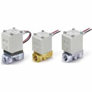 SMC VX212LAXB VX21/22/23 系列 直动式2通电磁阀 水用单体