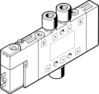 FESTO 电磁阀 CPE10-M1BH-5L-M5 196881