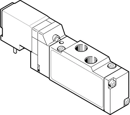 FESTO 电磁阀 MEH-5/2-1/8-P-I-B 173404