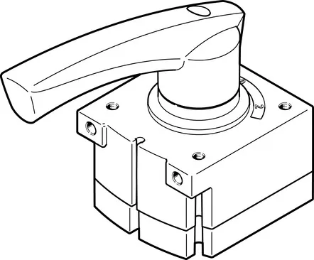 FESTO 旋转式手柄阀 VHER-H-B43C-B-G12 3192066