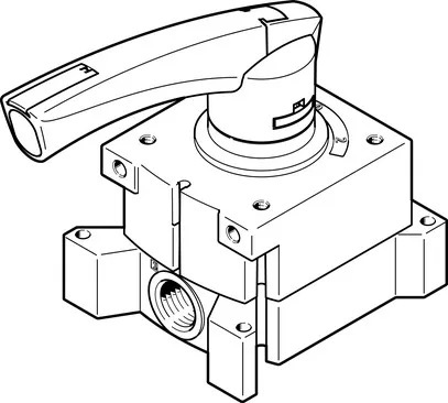 FESTO VHER-P-H-B43C-G14 手柄阀