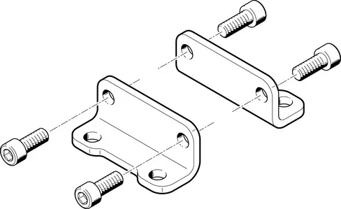 FESTO 脚架安装件 HNA-80 537249