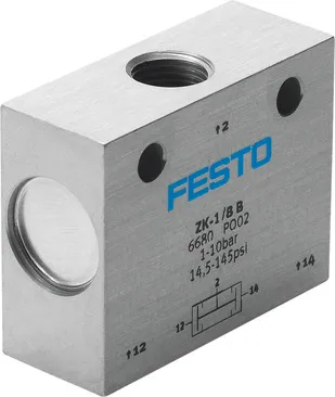 FESTO 与门 ZK-1/8-B 6680