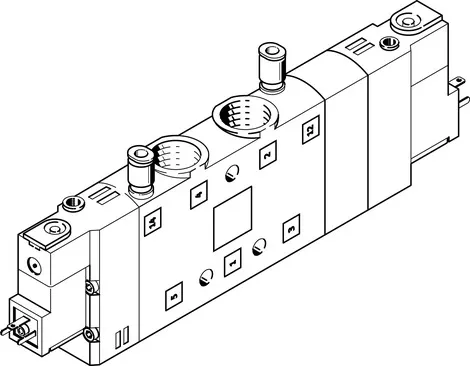 FESTO 电磁阀CPE24-M1H-5/3GS-3/8 170266