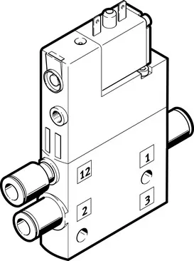 FESTO 电磁阀CPE14-M1BH-3GLS-QS-6 196889