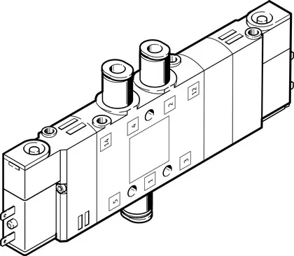 FESTO 电磁阀CPE14-M1BH-5/3E-QS-8 196900