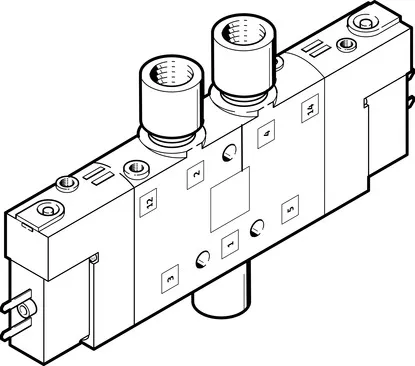 FESTO 电磁阀CPE10-M1BH-5/3G-M5-B 533159