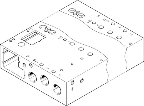 FESTO 气路板VABM-L1-14G-G14-20-GR 573498