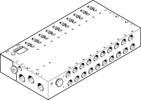 FESTO 气路板VABM-L1-18G-G38-8-G 8004903