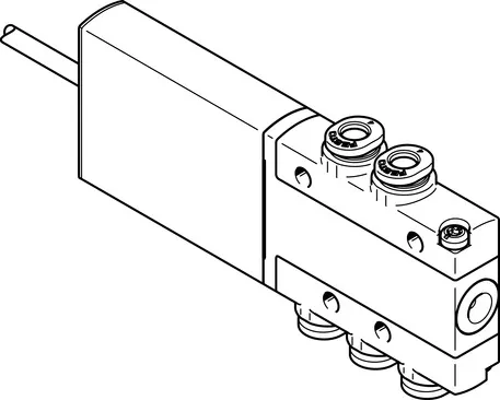 FESTO 电磁阀 MHE2-MS1H-5/2-QS-4-K 525119