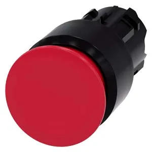 SIEMENS/西门子 3SU1系列蘑菇形按钮 3SU1000-1AA20-0AA0 安装直径22mm 红色 1个