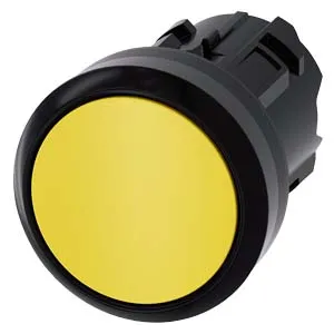 SIEMENS/西门子 3SU1系列按钮 3SU1000-0AB30-0AA0 安装直径22mm 黄色 1个